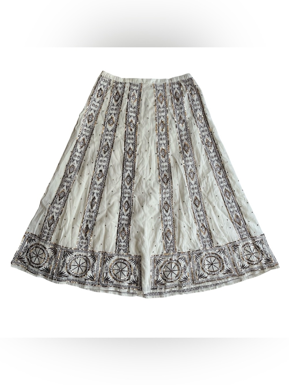 NWT Soft Surroundings Petite M Boho Sequin Embellished Embroidered Celestial